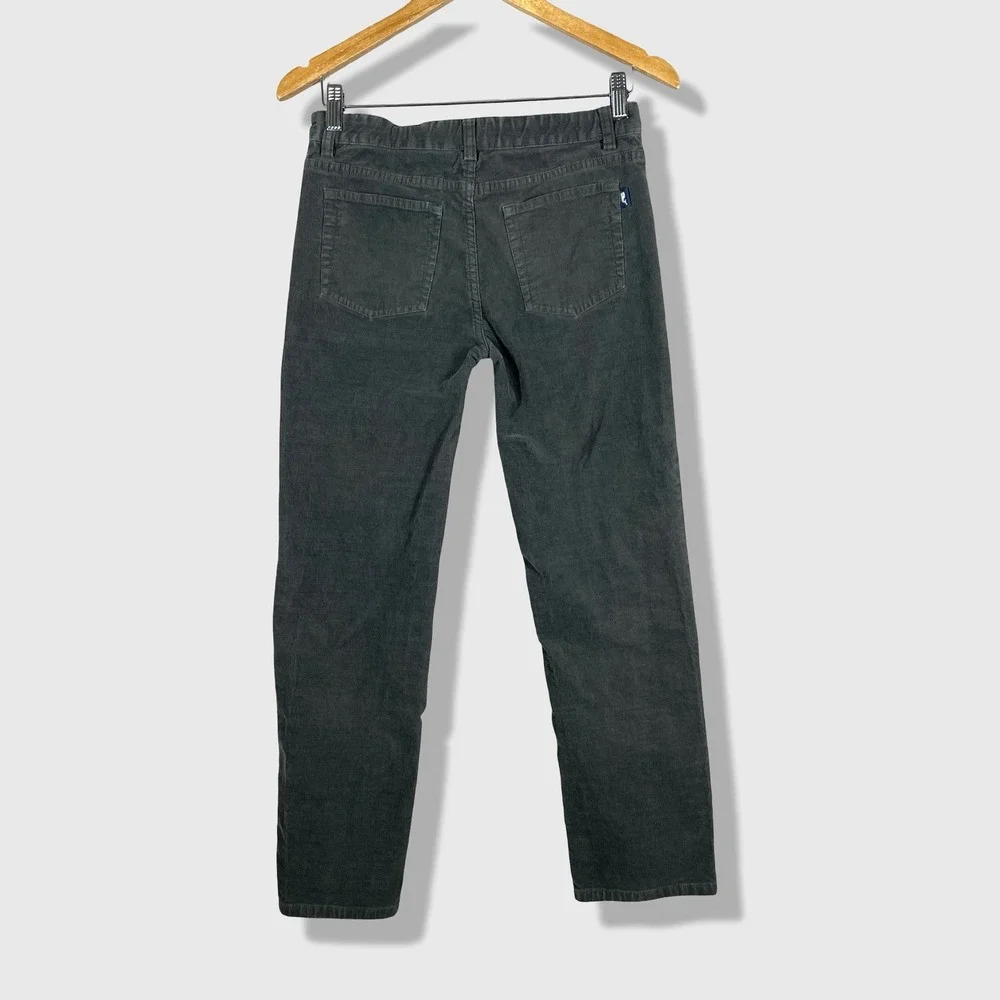 Vineyard Vines Corduroy Pants Kids 16 Grey Preppy Classic Straight Leg Casual